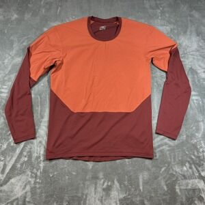 7mesh Shirt Mens Medium Red Orange Compound Long Sleeve Cycling Jersey
